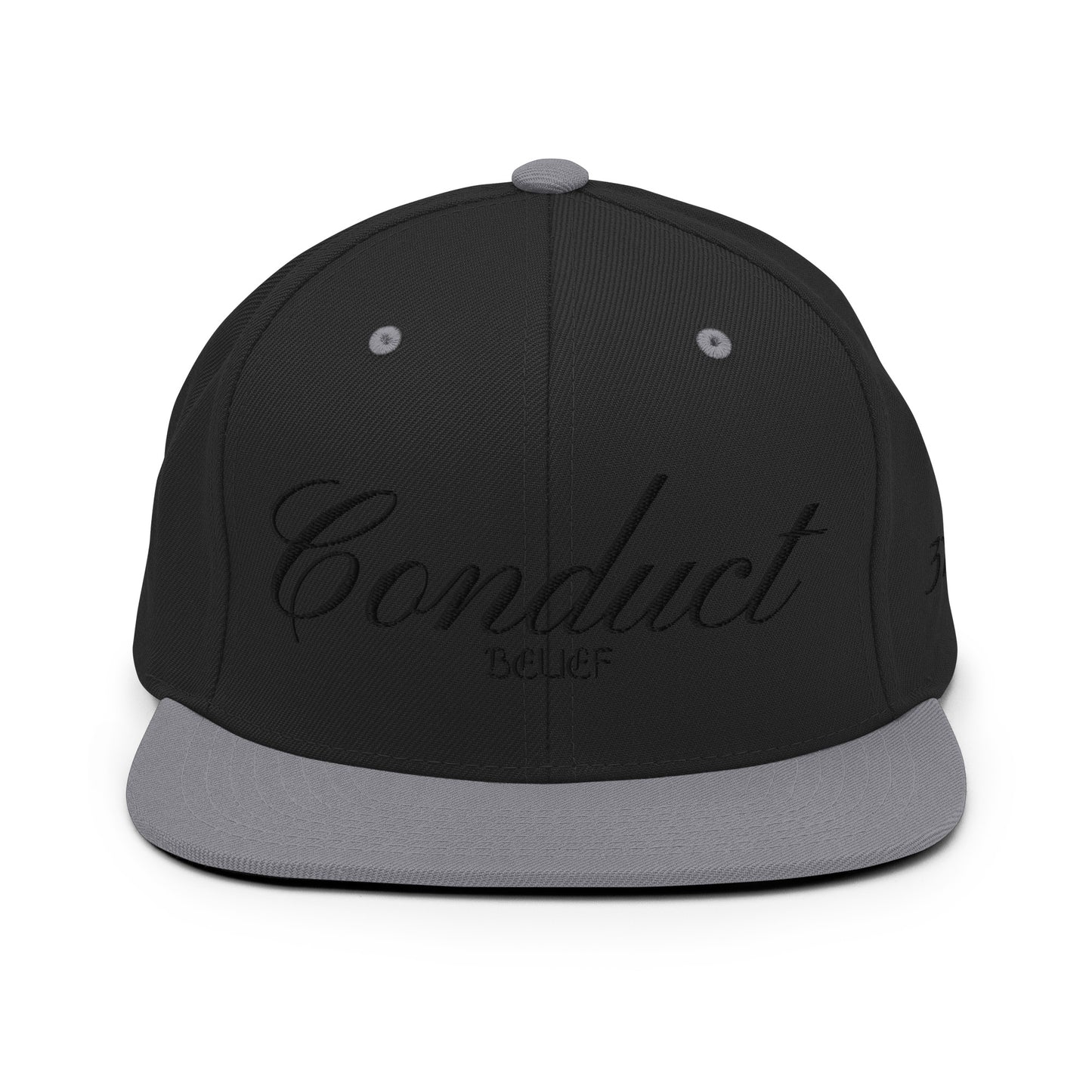 Conduct Over Belief Black - Snapback Hat