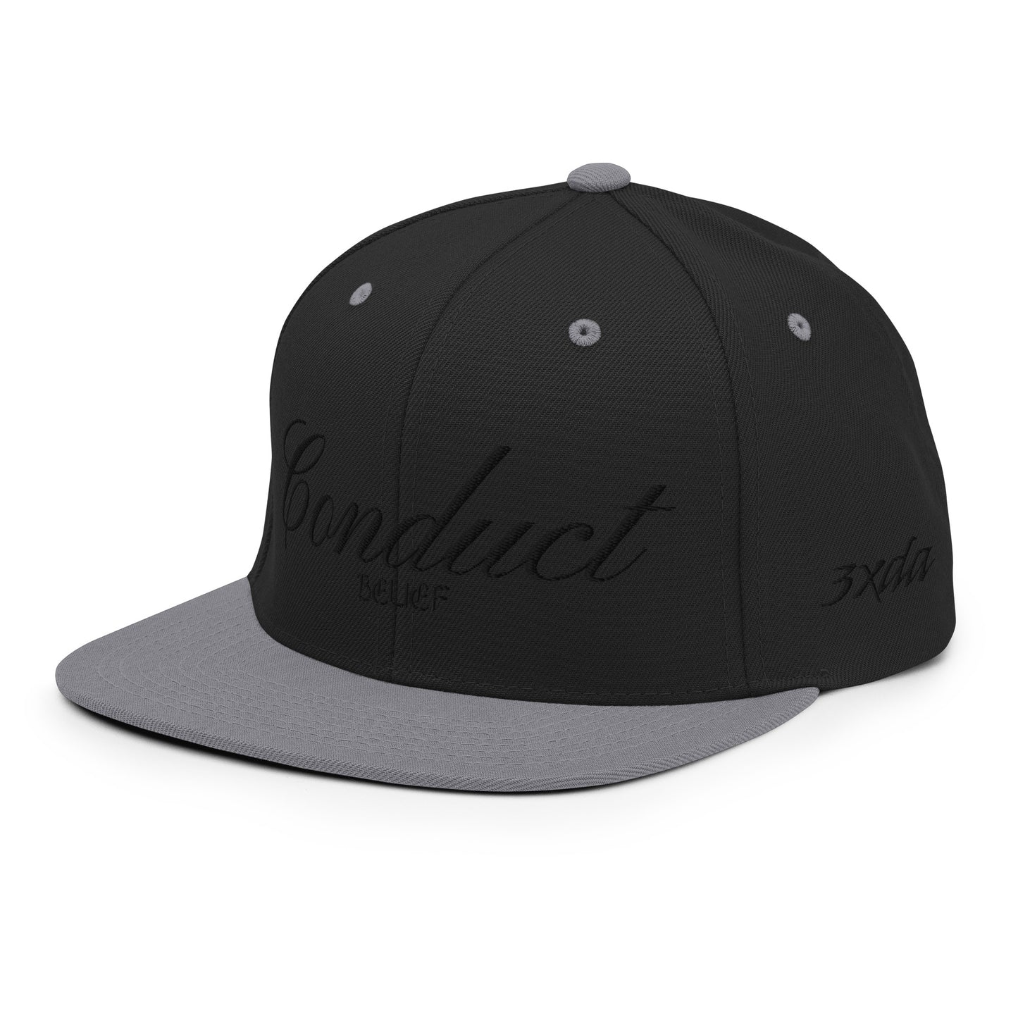 Conduct Over Belief Black - Snapback Hat