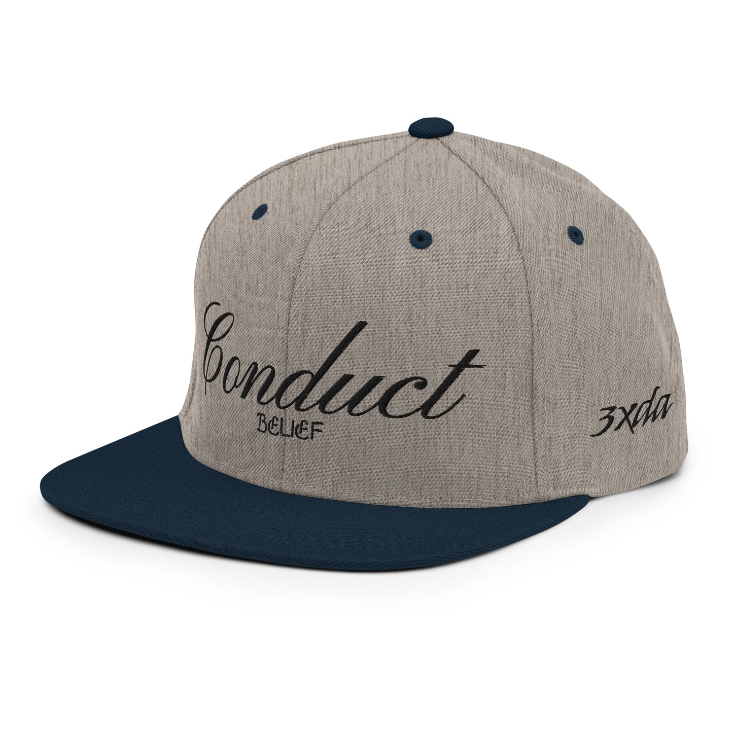 Conduct Over Belief Black - Snapback Hat
