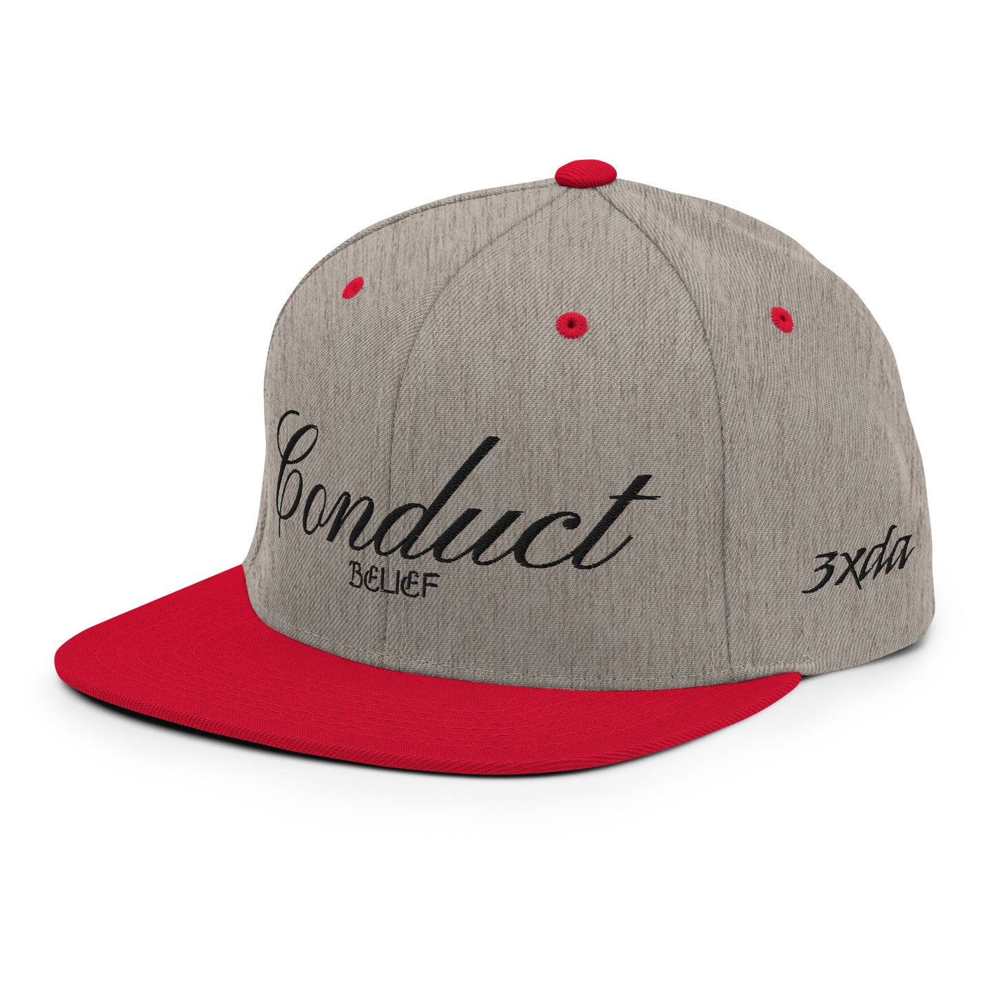 Conduct Over Belief Black - Snapback Hat