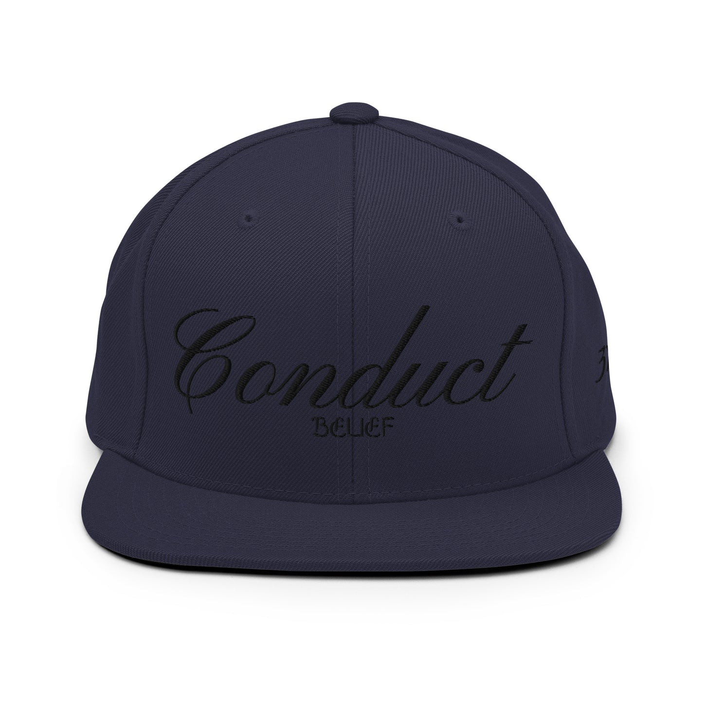 Conduct Over Belief Black - Snapback Hat