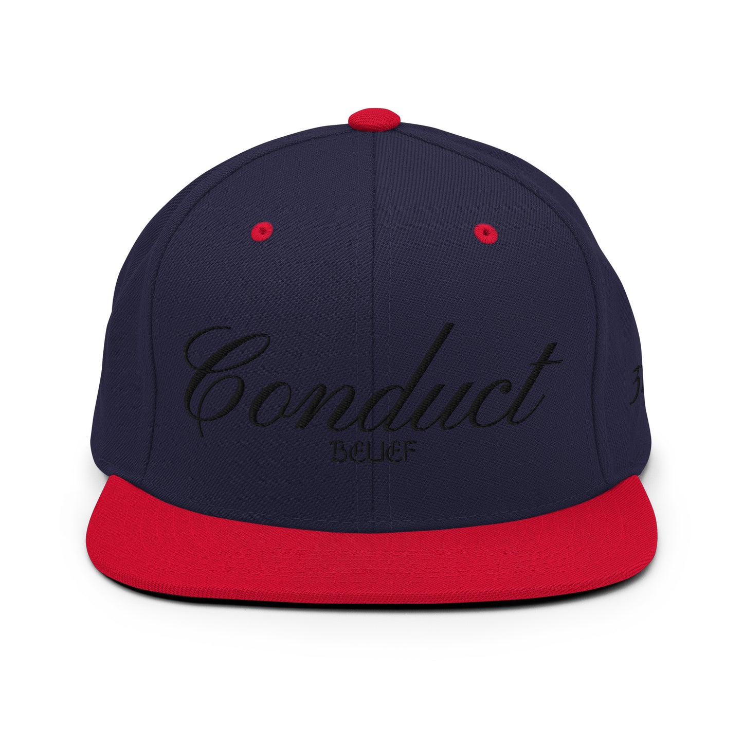 Conduct Over Belief Black - Snapback Hat