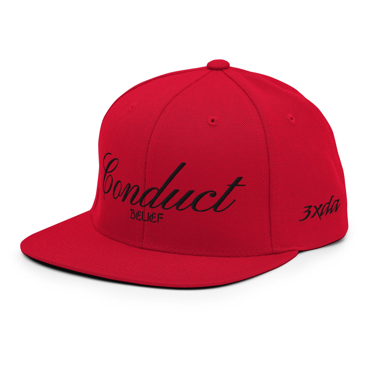 Conduct Over Belief Black - Snapback Hat