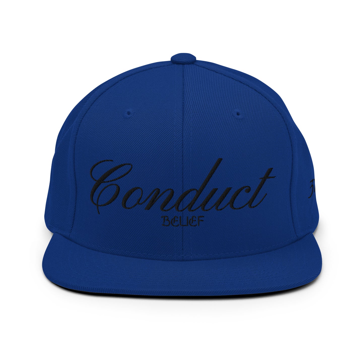 Conduct Over Belief Black - Snapback Hat