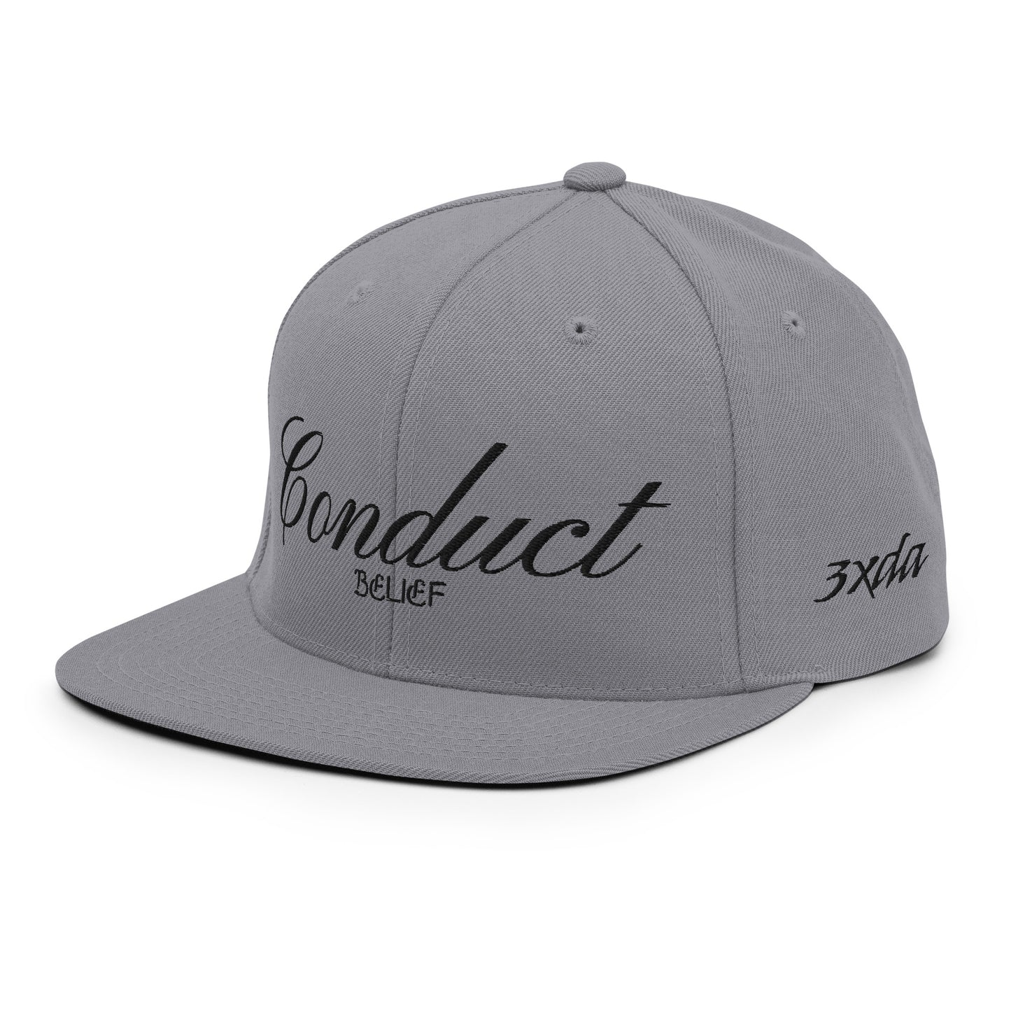Conduct Over Belief Black - Snapback Hat