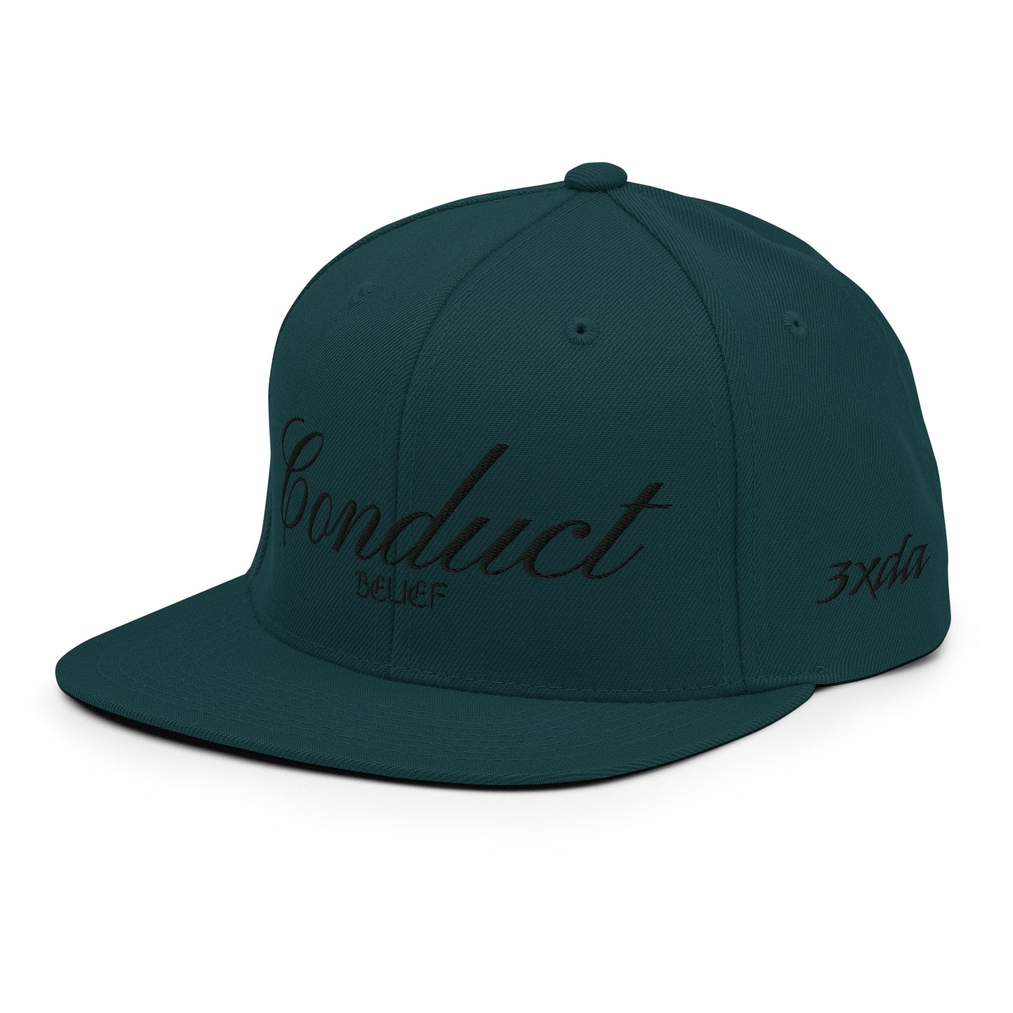 Conduct Over Belief Black - Snapback Hat